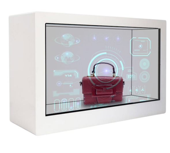 Free Shipping Android See Through Touch Screen Show case Lcd Transparent Display Box