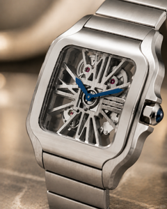 Designer Original High Quality <b>Skeleton</b> <b>Watch</b> Square <b>Skeleton</b> Dial Sapphire Crystal Style Men's <b>Automatic</b> Mechanical <b>Watch</b> - Product Image 3