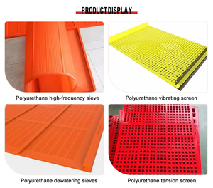 Polyurethane khe khử nước sàng tấm màn hình tuyến tính lưới cho cát sàng và rung rung màn hình PU dây thép lưới - Product Image 6