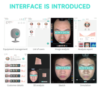 Analyseur de peau facial Android, scanner de détection cutanée par IA pour les professionnels de la beauté