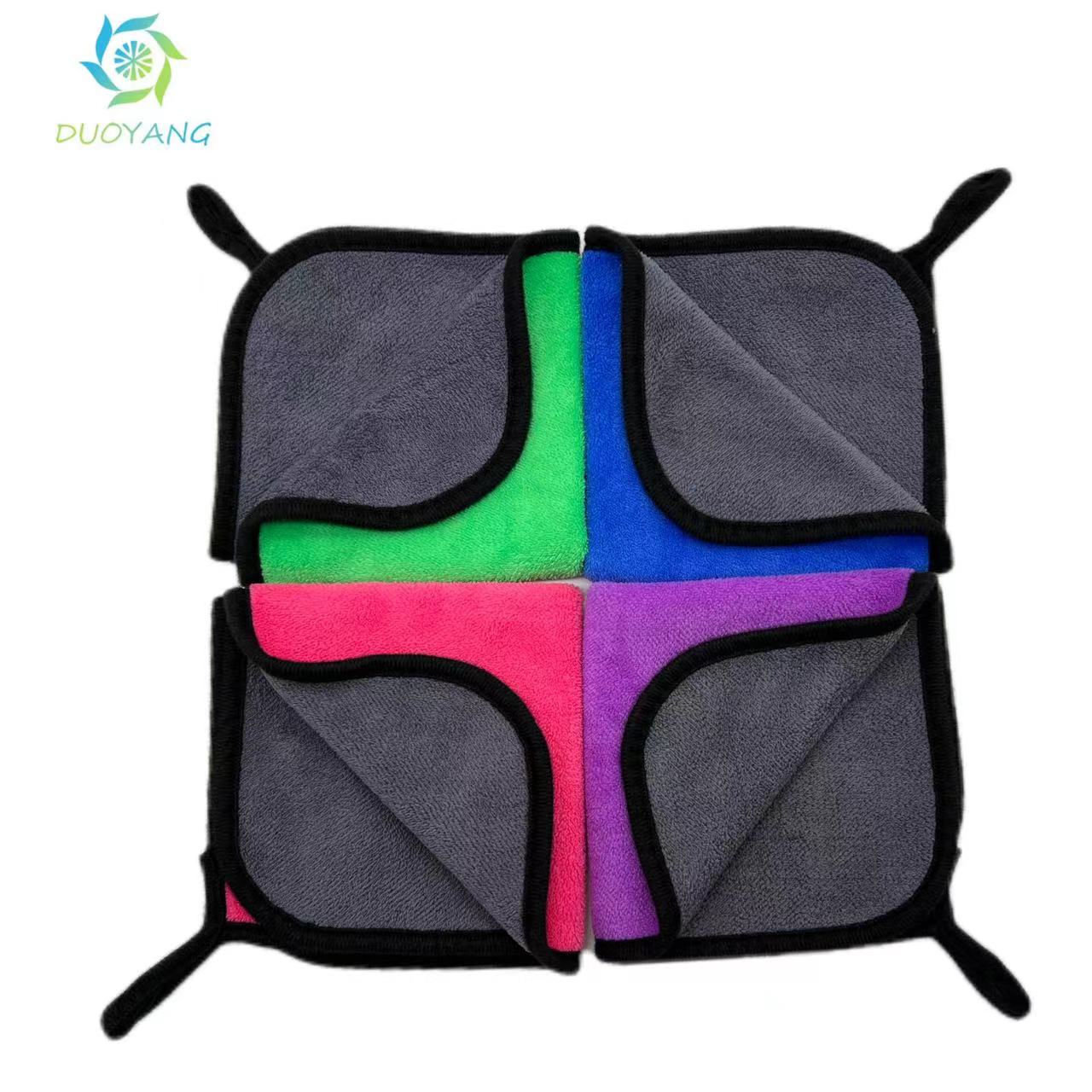 Полотенце для мойки автомобиля из кораллового флиса, 120 г/м2, 40x40 см