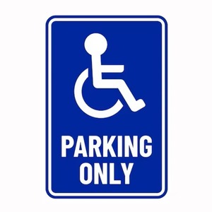 Señalización Reflectante de Aluminio Personalizada EGP, <span class=keywords><strong>Señal</strong></span> de Estacionamiento para <span class=keywords><strong>Discapacitados</strong></span>, <span class=keywords><strong>Señal</strong></span> de Tráfico de Seguridad Vial - Product Image 3