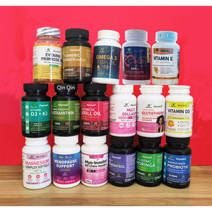 Cápsulas de Colágeno para la Piel con Aceite de Pescado Omega 3 Winstown, Vitaminas <span class=keywords><strong>E</strong></span> y C, Píldoras de Colágeno K3+D2, Cápsulas de Magnesio para Blanquear la Piel - Product Image 1