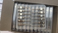 Aiguilles hypodermiques réutilisables en acier inoxydable 15MM 23G Luer Lock avec moyeu métallique pour diagnostic vétérinaire et injection uniquement