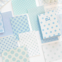200 Lembar Sticky Notes Per Paket Seri Icing Polka Dot, Buku Sticky Note Polka Dot, Latar Belakang, Catatan, dan Stiker DIY
