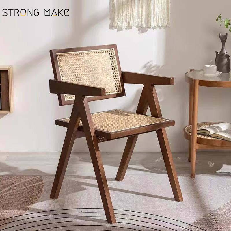 dining chairs black with rattan