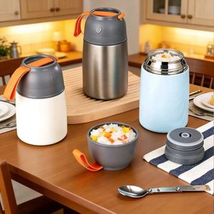 Custom Logo Stainless Steel Kids Jar Insulated <b>Baby</b> <b>Food</b> Leakproof Thermos Alimentaire Enfant - Product Image 2
