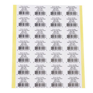 定制标志印刷可生物降解不干胶鞋包装盒不干胶标签鞋盒不干胶标签 - Product Image 4