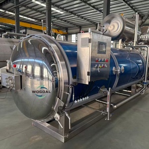 Machine de stérilisation alimentaire à pulvérisation d'eau à haute température et haute pression en acier inoxydable 304 pour la stérilisation du maïs en conserve - Product Image 1