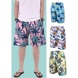 Short mi-cuisse pour <span class=keywords><strong>homme</strong></span>, grande taille, coupe ample, séchage rapide, short de plage, short d'été de 5 pouces, <span class=keywords><strong>pantalon</strong></span> de sport et de loisirs à fleurs - Product Image 1