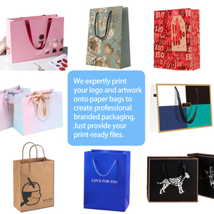 Bolsas de Papel Personalizadas de Cartón Marfil con Logotipos Impresos y Asas para <span class=keywords><strong>Zapatos</strong></span> y Ropa, Impresión Offset, Laminación, Reciclables, Muestra Gratuita - Product Image 6
