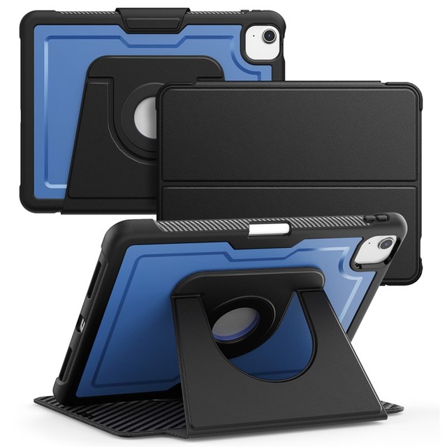 Honeycomb Magnetic 360° Rotating Stand Smart PU Leather Tablet Case with Pen Slot for iPad Air 11 M4 M3/for iPad 11th Gen Pro 11