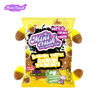 Caramelos Suecos Veganos Personalizados al por Mayor en Forma de Bloque, Caramelos Suecos Halal con Sabor a Banana y Caramelo
