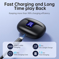 Écouteurs sans fil TWS, écouteurs Bluetooth 5.3 intra-auriculaires, écouteurs stéréo Hi-Fi, écouteurs avec réduction de bruit ANC ENC