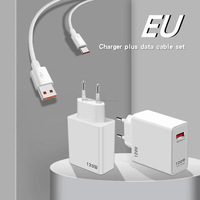 Chargeur rapide 120W pour Android, adaptateur universel USB, câble de charge rapide