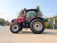 Livraison Gratuite Tracteurs Agricoles 40-200 CV à Moteur Diesel Puissant, Boîte de Vitesses Hydraulique, Tracteurs à Roues pour l'Agriculture