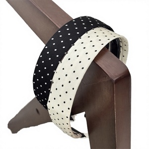 BINQING Bandeau Bohème Rétro à Petits Points Ondulés, Design Haute Couture, Tissu Fin, Géométrique, 13CM, pour Quotidien et Noël - Product Image 3