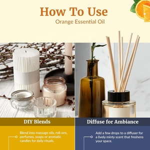 OEM, частная марка, 100% чистое и натуральное Цитрусовое аурантий Dulcis (апельсин), масло для косметики, масло для сладкого апельсина для духов - Product Image 4