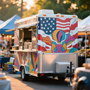 2025 Fully Equipped Customized Cart <b>Mobile</b> <b>Kitchen</b> Fast Food Truck - Product Image 6