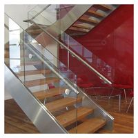 Conception de prime, marches personnalisées, escalier flottant, escalier droit, escalier