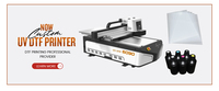 Printer Qinyu UV DTF 6090 XP600 Dual Head Multi Warna Inkjet untuk Kulit, Flex, Casing Ponsel & Karton