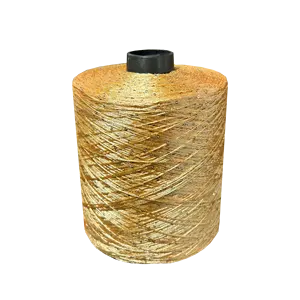 Silver sequins - High strength and toughness special custom sequin yarn made of Yellow polyester