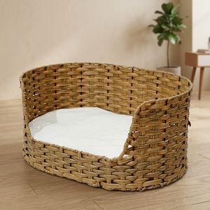 Casa Redonda para Mascotas, Ecológica y Duradera, de Filamento de Hierro y Plástico, Tipo Sofá Cama, para Interiores, Dormitorio, Sala de Estar, Todas las Estaciones - Product Image 4