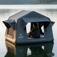 Tente de toit amphibie - Installation rapide gonflable, tente de camping tout-terrain pour 5 personnes, anti-moustiques, OEM/ODM