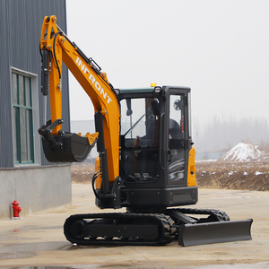 จัดส่งฟรี3.5Ton 3Ton หน้าเครื่องยนต์ Kubota รถขุดตีนตะขาบเครื่องขุดไฮดรอลิกรถขุดขนาดเล็ก EPA ใช้ในบ้าน - Product Image 3