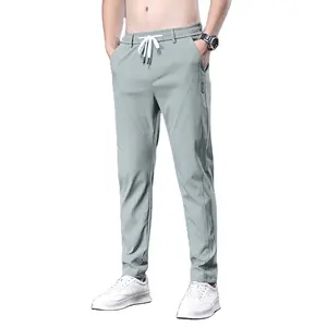 Wholesale summer best quality Nylon spandex breathable custom logo formal lowers pants for man boys
