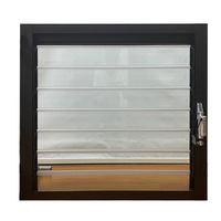 Fenêtre de ventilation à persiennes électriques - Volets automatiques en aluminium pour usage commercial et résidentiel