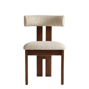 Sedia da Pranzo con Struttura in Legno Massello Stile Nordico Design <span class=keywords><strong>di</strong></span> Metà Secolo per Uso <span class=keywords><strong>Ristorante</strong></span> - Product Image 1