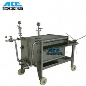 Filtre à plaque pour l'industrie alimentaire, pompe de filtration fine, filtre à cadre en acier inoxydable 304/316L, conception multicouche pour solide-liquide - Product Image 4