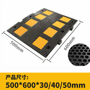 Tampon réfléchissant en caoutchouc lesté élargi de style européen pour la sécurité routière - Product Image 4