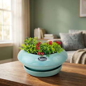 Pot de fleurs contemporain avec base, modèle PAP5, pour plantes d'intérieur et d'extérieur, jardin et décoration intérieure - Product Image 2