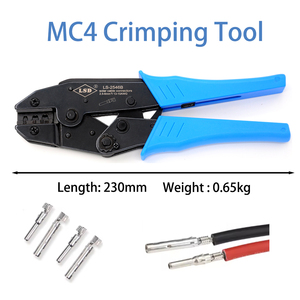 LS-2546B pour MC4 outil de sertissage <span class=keywords><strong>pince</strong></span> à <span class=keywords><strong>cliquet</strong></span> pour 2.5-6mm2 pour connecteurs MC4 2.5-6mm2 connecteurs outil de sertissage - Product Image 2