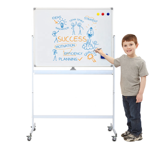 <span class=keywords><strong>Tableau</strong></span> blanc mobile magnétique <span class=keywords><strong>double</strong></span> <span class=keywords><strong>face</strong></span> de 60x48 pouces <span class=keywords><strong>Tableau</strong></span> effaçable à sec de 72x40 pouces avec roues <span class=keywords><strong>Tableau</strong></span> blanc de mobilité facile - Product Image 6