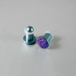 Tunnels d'<span class=keywords><strong>oreille</strong></span> en titane G23, style punk, colorés, cylindres solides, bijoux <span class=keywords><strong>de</strong></span> <span class=keywords><strong>piercing</strong></span> pour hélix - Product Image 5