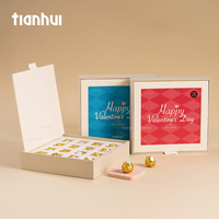 Boîte cadeau vide Tianhui personnalisée : boîte cadeau éco-responsable, boîte à chocolat en papier durable pour la Saint-Valentin verte