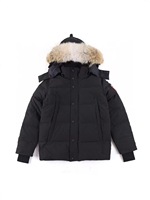 Best-seller, veste en duvet pour homme de haute qualité, style couple, parka, col en fourrure de loup, veste d'hiver pour l'extérieur
