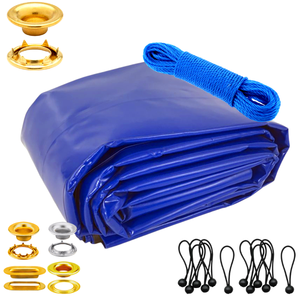 Lona Impermeable de PVC Reforzada 1000D 340-610gsm, Lona Ignífuga en Rollo para Cubrir Camiones y Carpas - Product Image 3