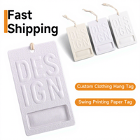 Étiquettes suspendues de luxe personnalisées avec logo imprimé (Papier/PVC/Cuir) pour vêtements, sacs, chaussures, articles vestimentaires – Personnalisables, pliables, MOQ