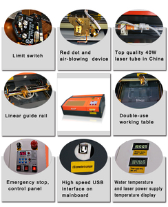 2021 New Mini 60W 4060 CNC Laser Engraving <b>Cutting</b> <b>Machine</b> for Metal Gold Silver - Product Image 6