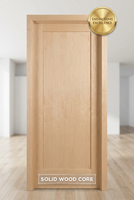 Porte intérieure en MDF apprêté blanc, style Shaker, insonorisée, en bois, moderne, avec panneaux en bois pour projet d'appartement