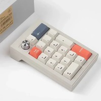 CIDOO V21 Pro Keyboard Mekanikal nirkabel, alas tombol angka VIA Gasket yang dapat diprogram RGB untuk Laptop Mac Win