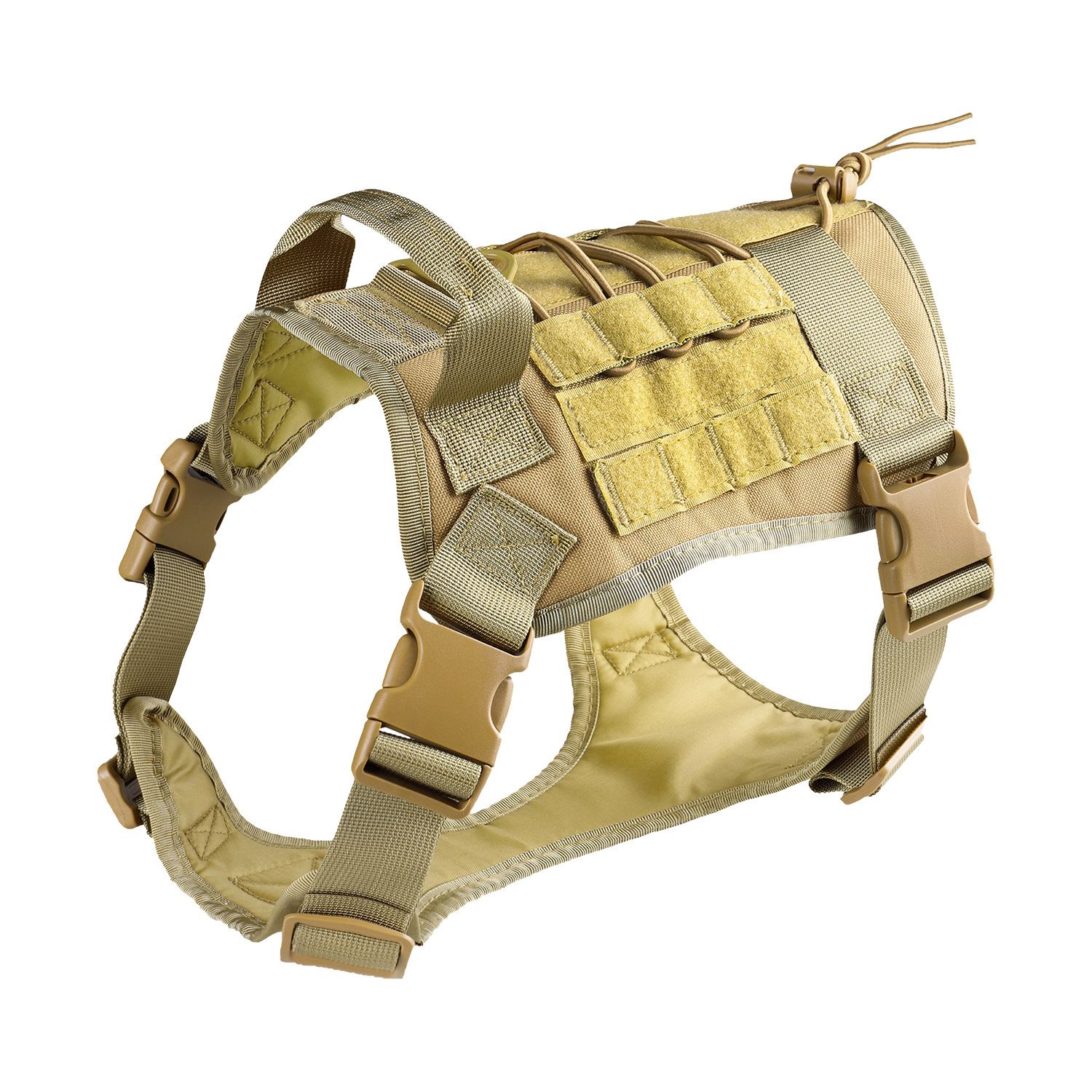 Gilet pour chien kaki antidéflagrant