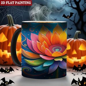 Eco Friendly Biodegradable <b>Ceramic</b> Mug Frosted Black 11oz Heat Sensitive Tea Coffee <b>Cup</b> - Product Image 6