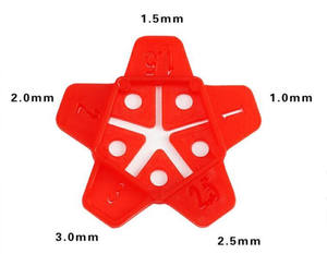 Entretoises de carreaux en <span class=keywords><strong>plastique</strong></span> multifonctionnelles réutilisables Cales d'espacement de carreaux Niveleur Localisateur d'entretoises - Product Image 2