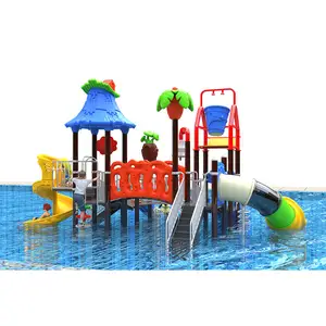 Personalizado Outdoor Playground Corrediça De Água De Fibra De Vidro Piscina Equipamento De Playground De Água