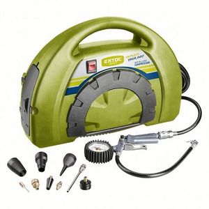 418101 EXTOL Mini <span class=keywords><strong>compresor</strong></span> <span class=keywords><strong>de</strong></span> <span class=keywords><strong>aire</strong></span> portátil <span class=keywords><strong>220V</strong></span> 230V Bicicleta Power Auto <span class=keywords><strong>Compresor</strong></span> <span class=keywords><strong>de</strong></span> <span class=keywords><strong>aire</strong></span> libre <span class=keywords><strong>de</strong></span> aceite - Product Image 1